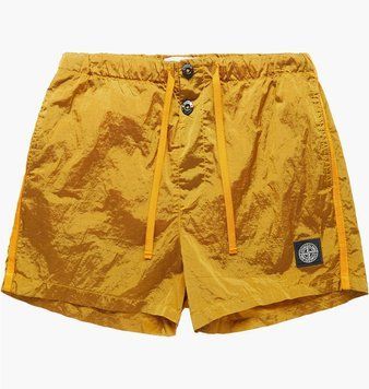 Шорты мужские Stone Island Nylon Metal Beach Shorts 1015B0643 Yellow (1015B0643-V0032), L, WHS, 1-2 дня