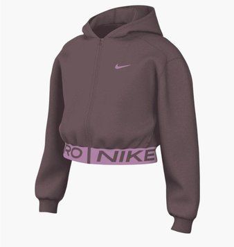Свитер детской Nike Pro Fleece Brown (HQ9312-502), L, WHS, < 10%, 1-2 дня