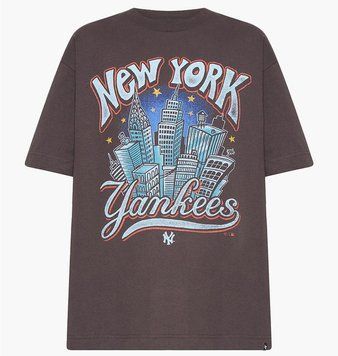 Футболка унисекс 47 Brand New York Yankees Sigma Brown (643616C9-FS), L, WHS, 1-2 дня