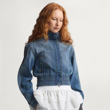 Куртка женская Adidas Denim Tracktop (KE1072), L, WHS, 1-2 дня