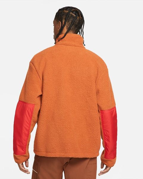 Куртка чоловіча Nike Mens Fleece Full-Zip Jacket Orange (DD5021-246), L, WHS, 1-2 дні