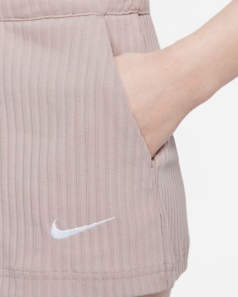 Шорты женские Nike High-Waisted Ribbed Jersey Shorts (DV7862-272), L, WHS, 30% - 40%, 1-2 дня