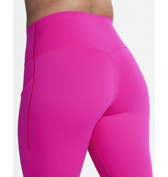 Лосіни жіночі Nike Universa Medium-Support High-Waisted Full-Length Leggings With Pockets Pink (DQ5996-615), S, WHS, 1-2 дні