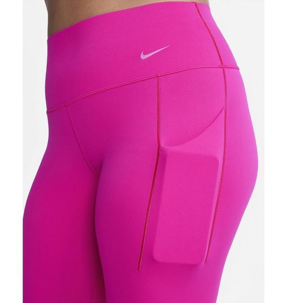 Лосіни жіночі Nike Universa Medium-Support High-Waisted Full-Length Leggings With Pockets Pink (DQ5996-615), S, WHS, 1-2 дні