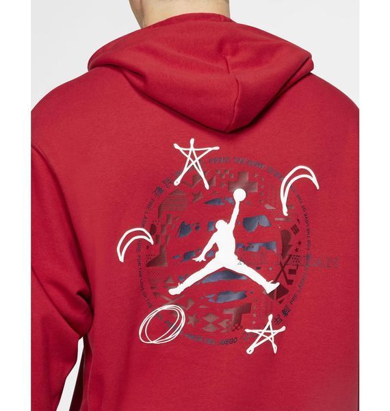 Кофта чоловіча Jordan Legacy Fiba Lightweight Pullover Hoodie Red (CJ9083-687), S, WHS, 10% - 20%, 1-2 дні