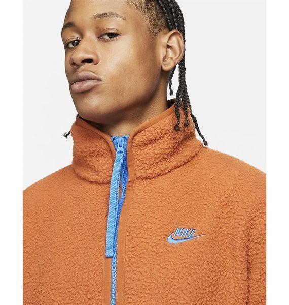 Куртка чоловіча Nike Mens Fleece Full-Zip Jacket Orange (DD5021-246), L, WHS, < 10%, 1-2 дні