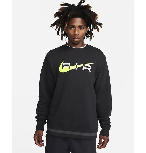Кофта чоловіча Nike Sportswear Air Crew Fleece Erkek Sweatshirt (FN7692-011), 2XL, WHS, < 10%, 1-2 дні