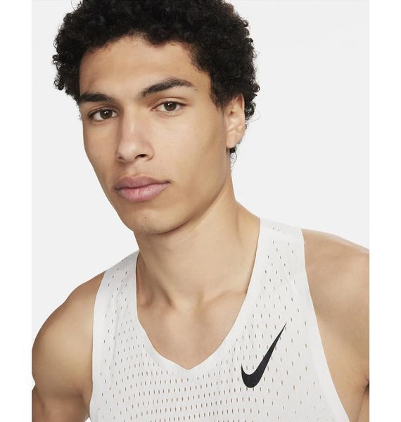 Майка чоловіча Nike Dri-Fit Adv Aeroswift White (FN4231-121), L, WHS, 10% - 20%, 1-2 дні