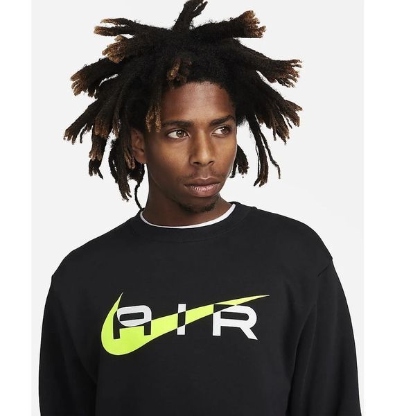Кофта чоловіча Nike Sportswear Air Crew Fleece Erkek Sweatshirt (FN7692-011), 2XL, WHS, < 10%, 1-2 дні