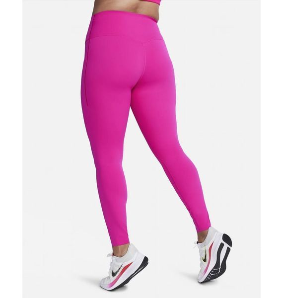 Лосіни жіночі Nike Universa Medium-Support High-Waisted Full-Length Leggings With Pockets Pink (DQ5996-615), S, WHS, 1-2 дні