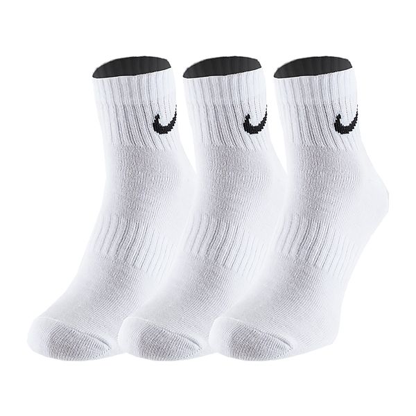 Носки Nike U Nk Everyday Ltwt Ankle 3Pr (SX7677-100), 46-50, WHS, < 10%, 1-2 дня