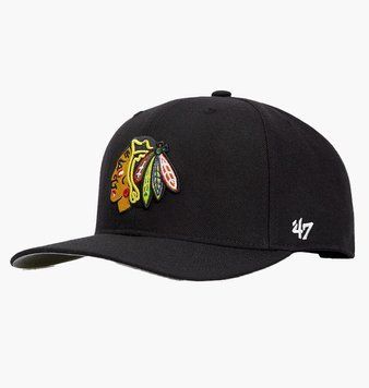 Кепка 47 Brand Mvp Dp Chicago Blackhawks (H-CLZOE04WBP-BKB), OSFA, WHS, < 10%, 1-2 дня