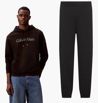 Спортивний костюм чоловічий Calvin Klein Erkek Eu 350 Terry Black (LV04LF242G-UB1__LV04LF236G-UB1), L, WHS, 1-2 дні
