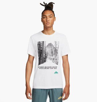 Футболка чоловіча Nike Df Tee Db Trail White Dm5433-100 (DM5433-100), M, WHS, 20% - 30%, 1-2 дні