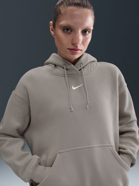 Кофта жіночі Nike W Nsw Phnx Flc Os Po Hoodie (DQ5860-009&FZ5996-009), XS, WHS, 10% - 20%, 1-2 дні