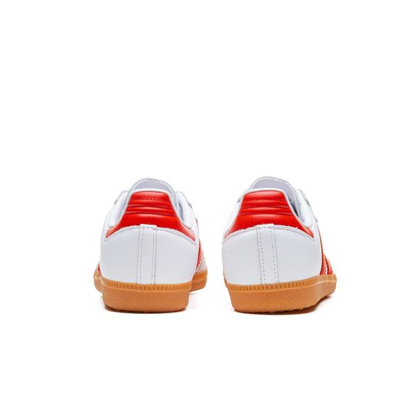 Кросівки жіночі Adidas Samba Og White Solar Red Gum (IF6513), 37, WHS, 1-2 дні