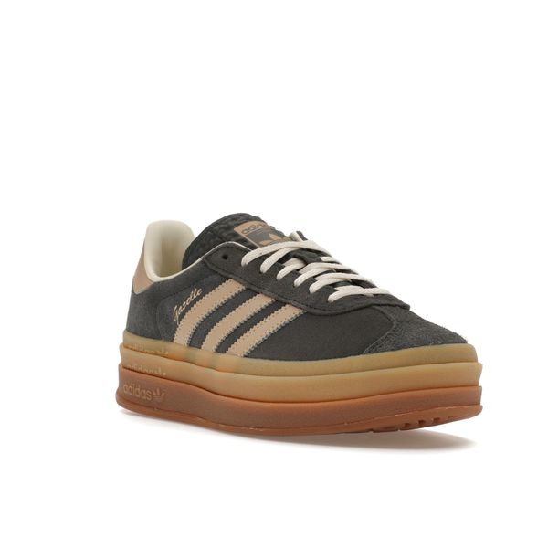 Кроссовки женские Adidas Gazelle Bold Grey Magic Beige Gum (IE0428), 39, WHS, 1-2 дня