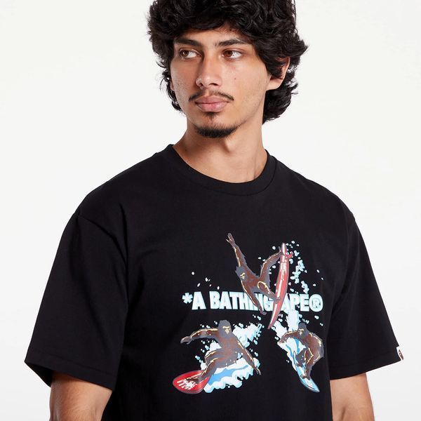 Футболка чоловіча Bape Surfing Apes Tee (001TEK701002F), L, WHS, < 10%, 1-2 дні