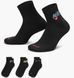 Фотографія Шкарпетки Nike Everyday Plus Cushioned Black (3 ) (DH3827-910) 1 з 4 в Ideal Sport