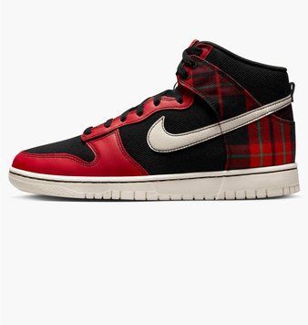 Кроссовки мужские Nike Dunk High Retro Se Plaid Casual (DV0826-001), 42.5, WHS, < 10%, 1-2 дня