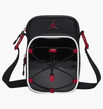 Сумка через плечо Jordan Festival Bag Bred Black (HF7290-015), 3 ЛИТРА, WHS, 10% - 20%, 1-2 дня