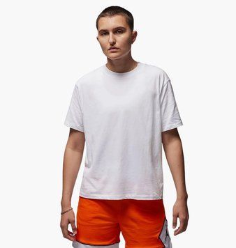 Футболка женская Jordan Core Blank Ss Tee White (DX7042-100), M, WHS, < 10%, 1-2 дня