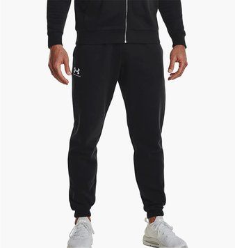 Брюки чоловічі Under Armour Essential Fleece Jogger (1373882-001), 2XL, OFC, > 50%, 1-2 дні