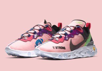 Кросівки чоловічі Nike React Element 55 Doernbecher (CV2592-600), 45, WHS, 10% - 20%, 1-2 дні