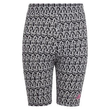 Лосіни дитячі Adidas Kids Brand Love Print Cotton Biker Tights, Black (IB8910), 164 CM, WHS, 10% - 20%, 1-2 дні