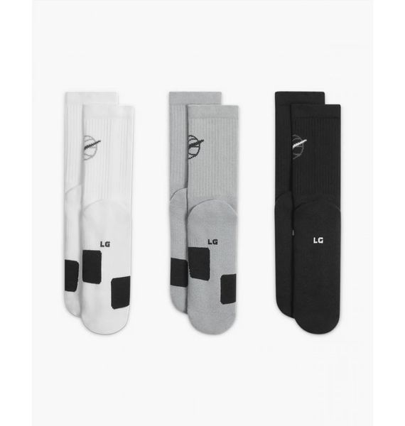 Шкарпетки Nike U Nk Crew Everyday Bball 3Pr (DA2123-902), 46-50, WHS, 20% - 30%, 1-2 дні