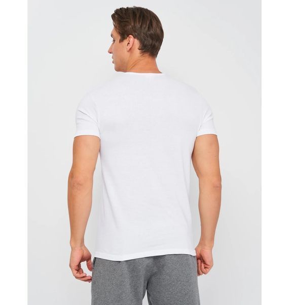 Футболка чоловіча Kappa T-Shirt Mezza Manica Girocollo (K1305-BIANCO), 2XL, WHS, < 10%, 1-2 дні