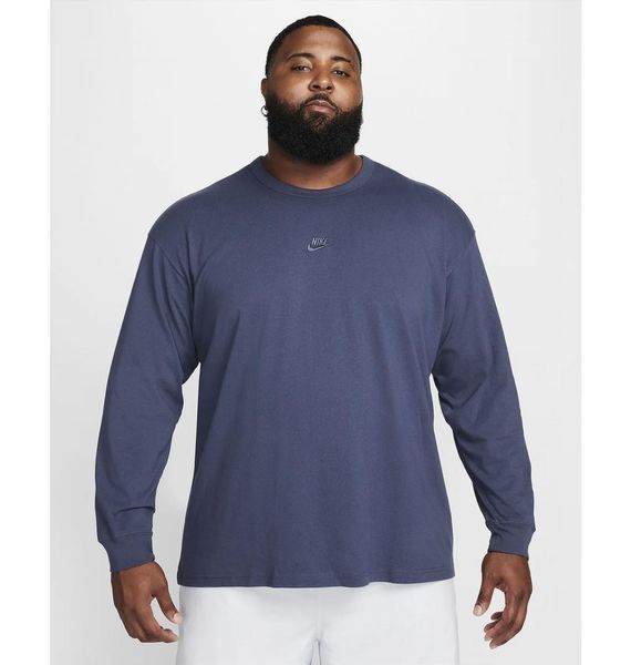 Кофта чоловіча Nike Sportswear Premium Essentials Long-Sleeve T-Shirt Blue (DO7390-437), XL, WHS, 10% - 20%, 1-2 дні