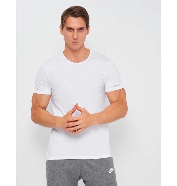 Футболка чоловіча Kappa T-Shirt Mezza Manica Girocollo (K1305-BIANCO), 2XL, WHS, < 10%, 1-2 дні