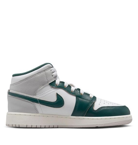 Кроссовки детские Jordan 1 Mid Se White/Grey (FQ8088-103), 39, WHS, 1-2 дня