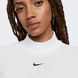 Фотографія Футболка жіноча Nike Essntl Rib Mock Ss Top (DV7958-100) 4 з 5 в Ideal Sport