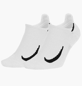 Шкарпетки Nike Mltplier Ns 2Pr Unisex (SX7554-100), L, WHS, 30% - 40%, 1-2 дні