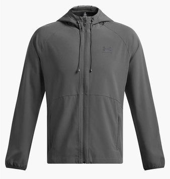 Вітровка чоловіча Under Armour Vibe Woven Jacket Grey (6003001-025), 2XL, WHS, < 10%, 1-2 дні