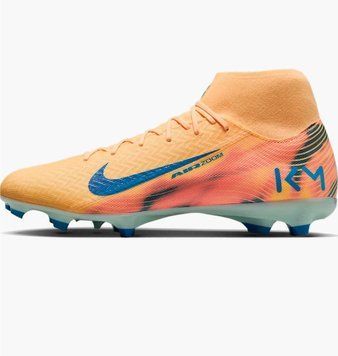 Бутси унісекс Nike Air Zoom Mercurial Superfly X Academy X Mbappe Mg Peach (FQ8293-801), 43, WHS, > 50%, 1-2 дні