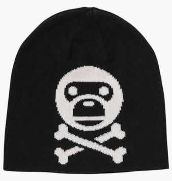 Шапка Milo Crossbone Knit Cap Black (4L70181002), One Size, WHS, 10% - 20%, 1-2 дня
