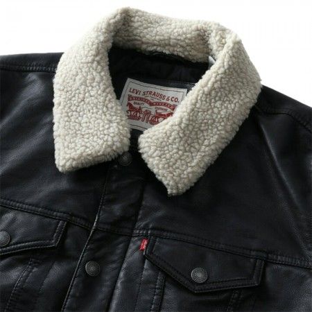 Куртка чоловіча Levis Faux Leather Sherpa Collar Trucker Jacket (LM9RU545), XL, WHS, 10% - 20%, 1-2 дні