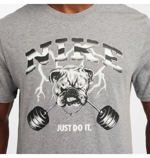Футболка мужская Nike M Nk Tee Gym Kit Summit (HF6154-091), M, WHS, 20% - 30%, 1-2 дня