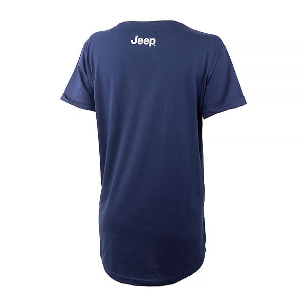 Футболка женская Jeep T-Shirt Oversize Star Striped Print Turn (O102613-A184), XL, WHS, 1-2 дня