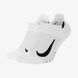 Фотографія Шкарпетки Nike Mltplier Ns 2Pr Unisex (SX7554-100) 1 з 2 в Ideal Sport
