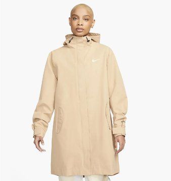 Куртка жіноча Nike W Nsw Essntl Sf Wvn Prka Jkt Beige (DM6245-200), L, WHS, 10% - 20%, 1-2 дні