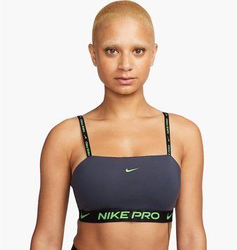 Спортивний топ жіночий Nike Pro Dri-Fit Grey (DX0655-015), XS, WHS, 20% - 30%, 1-2 дні