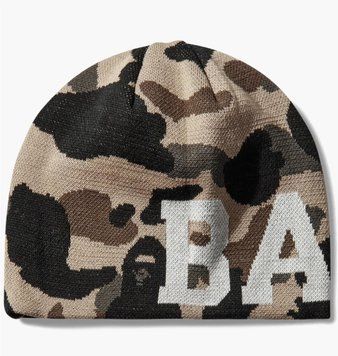 Шапка Bape 1St Camo Knit Multi (1L80181002), One Size, WHS, 10% - 20%, 1-2 дня