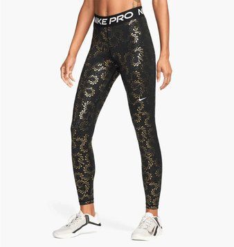 Лосины женские Nike Pro Dri-Fit Black Dq6228-010 (DQ6228-010), M, WHS, 1-2 дня