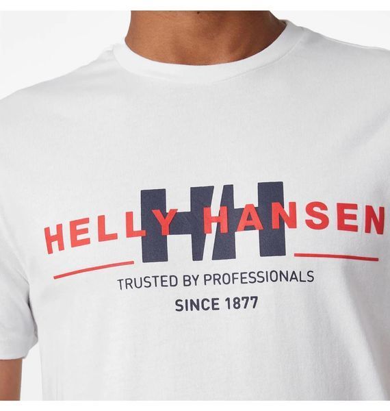 Футболка чоловіча Helly Hansen Rwb Graphic Branco (53763-001), XL, WHS, 30% - 40%, 1-2 дні