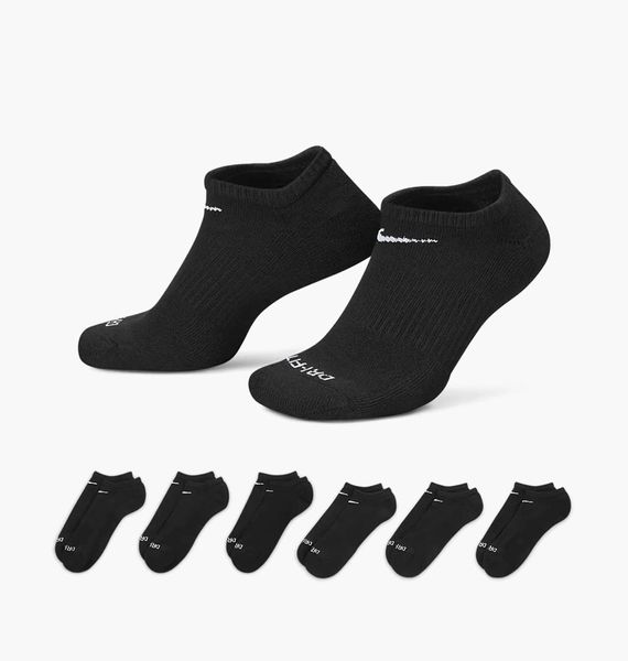 Носки Nike Everyday Plus Cushioned (SX6898-010), 42-46, WHS, 10% - 20%, 1-2 дня