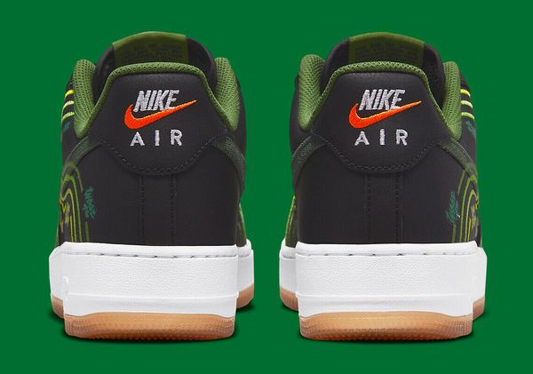 Кросівки чоловічі Nike Air Force 1 '07 Lv8 Low Ny Vs Ny Black Carbon Green Gum (DV2123-001), 44, WHS, 10% - 20%, 1-2 дні
